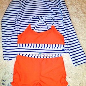 Cabana life 3 piece set long sleeve top
